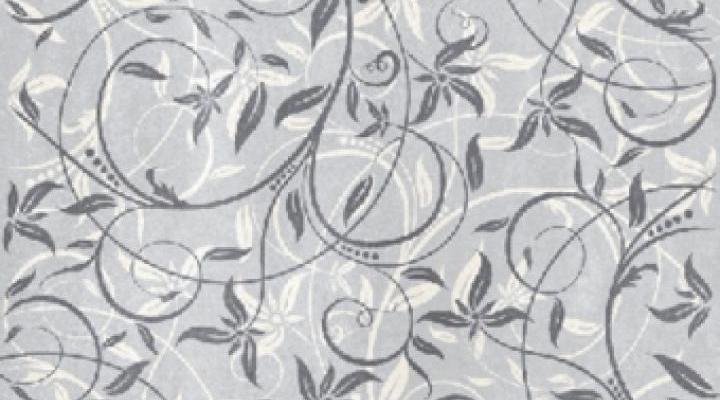 Integra Floral Gri - Antrasit Motif